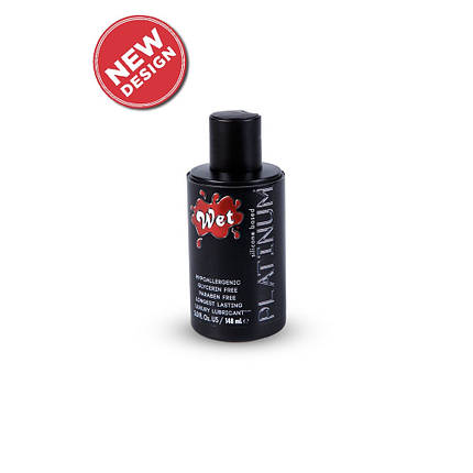 Лубрикант на силіконовій основі Wet Platinum Premium Lubricant, 148 мл, фото 1