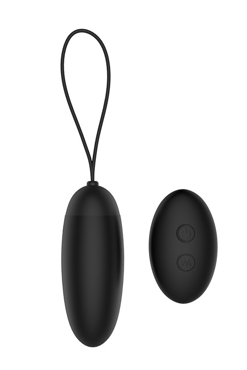Віброяйце з бездротовим пультом DUSKY PLEASER BLACK