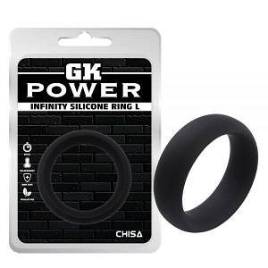 Кільце ерекційне GK Power Infinity Ring L, Черный