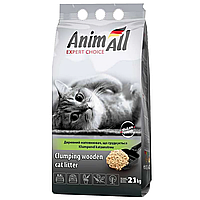 Наполнитель AnimAll древесный комкующийся для кошек 2,1 кг