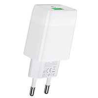МЗП HOCO C72Q Glorious single port QC3.0 charger(EU) \ white