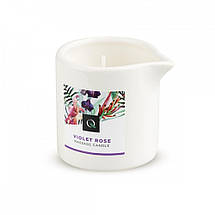 Масажна Свічка Exotiq Massage Candle Violet Rose - 60 мл, фото 4