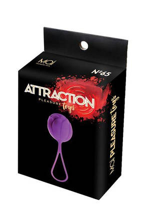 Вагінальний кулька MAI No.65 KEGEL BALL PINK, Фіолетовий, фото 3