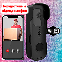 Видеодомофон беспроводной домофон Tuya wifi с видео камера в глазок видеозвонок