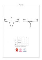 Стрінги Obsessive hetea thong red S / M, фото 2