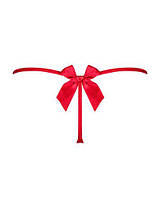 Стрінги Obsessive Giftella thong red S / M, Червоний, S/M, фото 4