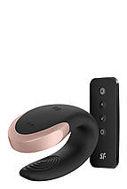 T360145 Люксовий Smart вібратор для пар Satisfyer DOUBLE LOVE BLACK, фото 4