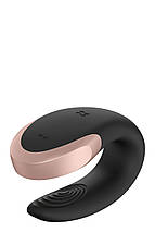 T360145 Люксовий Smart вібратор для пар Satisfyer DOUBLE LOVE BLACK, фото 5