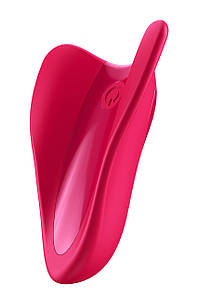 T360136 вібратор ергономічної форми на палець Satisfyer High Fly Red, Червоний