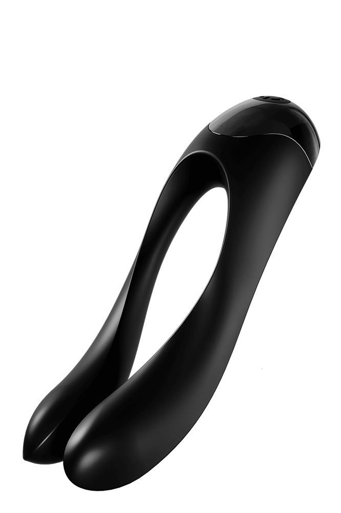 T360138 Універсальний міні вібратор на палець Satisfyer Candy Cane black