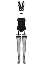 Костюм зайчика чорний Obsessive Bunny costume L/XL, фото 6