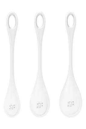 T360187 набір вагінальних кульок Satisfyer Yoni Power 1 White, Білий, фото 1