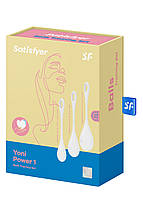 T360187 набір вагінальних кульок Satisfyer Yoni Power 1 White, Білий, фото 5