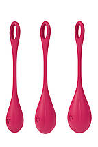 T360186 набір вагінальних кульок Satisfyer Yoni Power 1 Red, Рожевий, фото 4