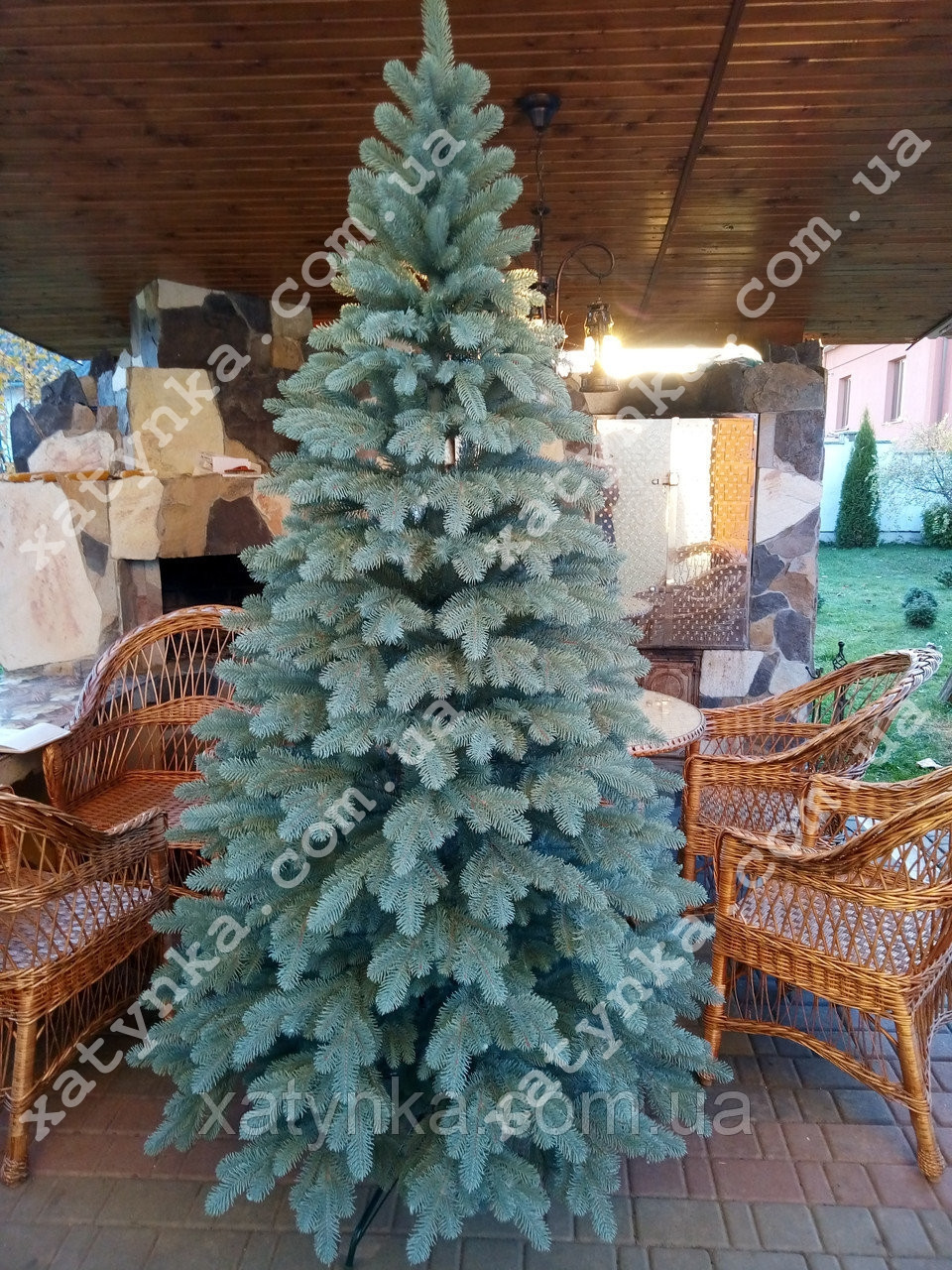 Лита ялинка Ковалівська 2.30 м. блакитна