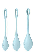 T360189 набір вагінальних кульок Satisfyer Yoni Power 2 light blue, Блакитний, фото 4