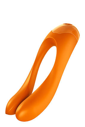 T360137 Універсальний міні вібратор Satisfyer Candy Cane orange, фото 1