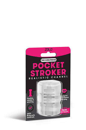 Мастурбатор 2 в 1 ZOLO GIRLFRIEND POCKET STROKER, Зелений, фото 3
