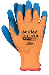 Рукавиці робочі хб покриті гладким латексом "WINECO" (Ogrifox)