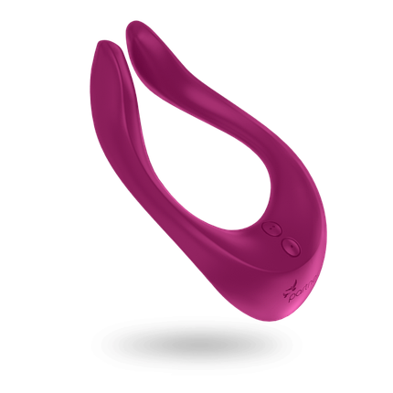 T360085 вібромасажер для двох SATISFYER ENDLESS JOY BERRY, Червоний, фото 1