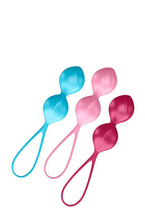 T360068 набір вагінальних кульок SATISFYER BALLS C03 DOUBLE SET OF 3, фото 1