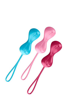 T360067 набір вагінальних кульок SATISFYER BALLS C02 DOUBLE SET OF 3, фото 1