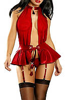 Спокусливий Комплект: Трусики з Платтям для Ігор удвох S Червоний ( 180 002 )