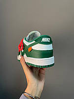 Кроссовки, кеды отличное качество Nike SB Dunk x Off White Pine Green Размер 36