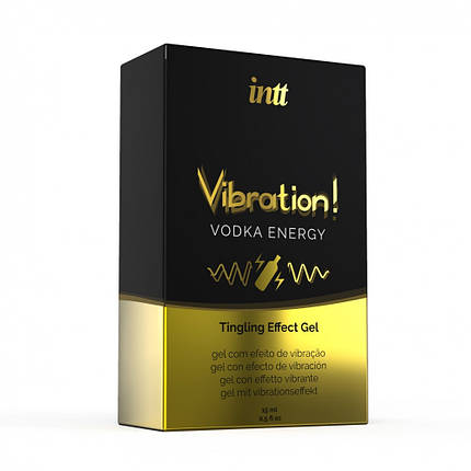 Рідкий вібратор Intt Vibration Vodka Drink Energy 15 мл, фото 2