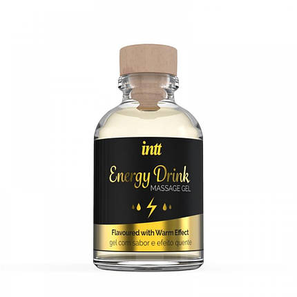 Масажний гель з ефектом зігрівання Intt Energy Drink 30 мл, фото 3