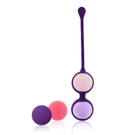 Вагінальні кульки 4шт Rianne s Pussy Playballs Purple ROSE, Фіолетовий, фото 3