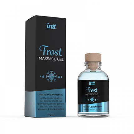 Їстівний масажний гель для інтимних зон Intt Cold Effect Frost (30 мл), фото 1