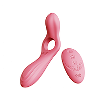 Смарт-вібратор для пар Zalo Jessica Set з Управлінням з телефону і пультом PINK, Рожевий, фото 3
