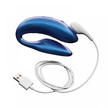 Вібратор для пар We-Vibe Chorus Cosmic Blue, Синий, фото 6