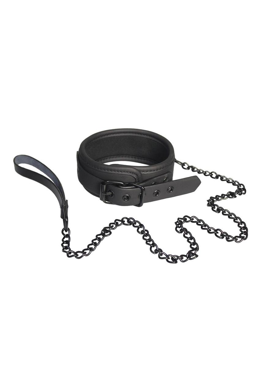 Нашийник з повідцем BLAZE COLLAR AND CHAIN BLACK, Black