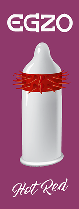 Презервативи EGZO Hot Red, фото 2