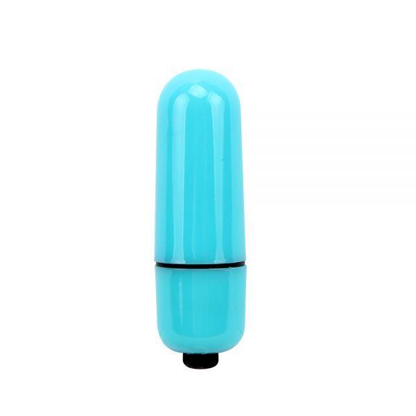 Вибропуля Chisa Hi-Basic My First Mini Love Bullet для стимуляции эрогенных зон, голубая