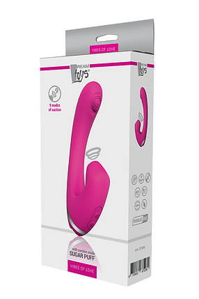 Подвійний вібратор Dream Toys VIBES OF LOVE SUGAR PUFF, фото 3