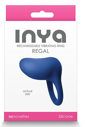Віброкільце NS Novelties INYA REGAL BLUE, фото 3