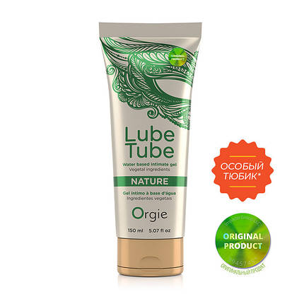 Натуральний лубрикант на водній основі "Lube Tube Nature" Orgie, фото 3