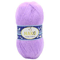 Nako MOHAIR DELICATE (Мохер Деликат) № 1036/6135 фиалка (Полушерстяная пряжа, нитки для вязания)