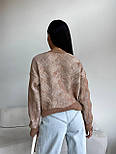 В'язаний светр жіночий з візерунковою в'язкою (р. 42-46) 4043240, фото 9