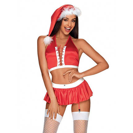 Костюм Місіс Клаус Obsessive Ms Claus Red / White L \ XL, Червоний, L/XL, фото 1
