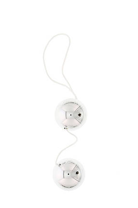 Вагінальні кульки DUO BALLS, SILVER, Сріблястий, фото 1