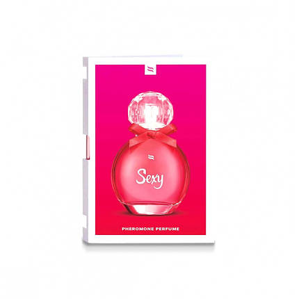 Пробник Жіночі парфуми з феромонами Sexy Obsessive 1 мл, фото 2