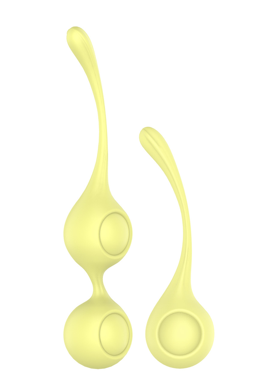 Вагінальні кульки Dream Toys the CANDY SHOP LEMON SQUEEZE, Жовтий