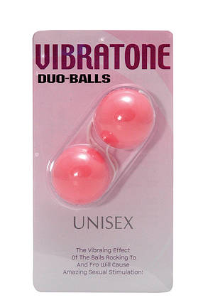 Кульки Вагінальні VIBRATONE DUO BALLS PINK BLISTERCARD, Рожевий, фото 3