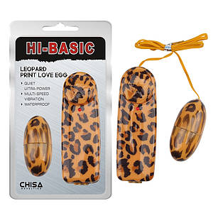 Вібропуля з пультом управління CHISA Hi-Basic Leopard Multispeed Vibrating