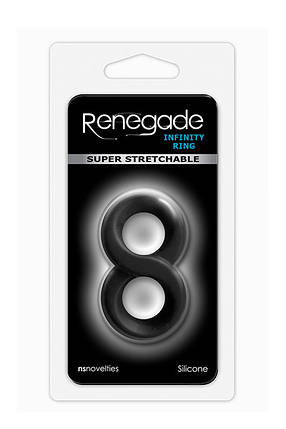 Ерекційне кільце RENEGADE INFINITY RING BLACK, фото 3