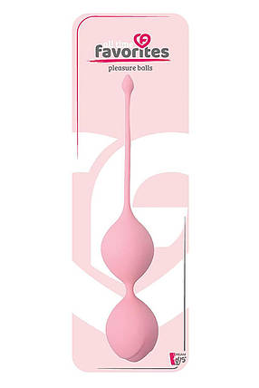 Вагінальні кульки SEE YOU IN BLOOM DUO BALLS 36MM PINK, Рожевий, фото 3